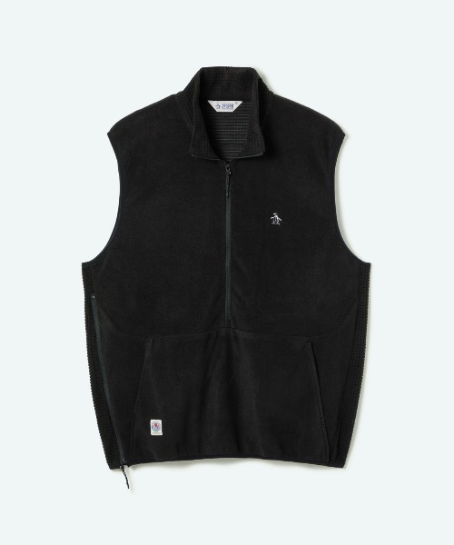 penguin BY MUNSINGWEAR(ペンギン バイ マンシングウェア)の「FLEECE PULLOVER VEST 軽量保温ベスト ゴルフウェア(ベスト・メンズ・ブラック/グレー/ネイビー・L/XL/M)」の2枚目の写真