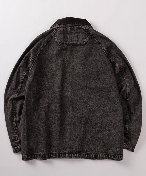 セール】【71】襟コーデュロイ デニム ハンティングジャケット