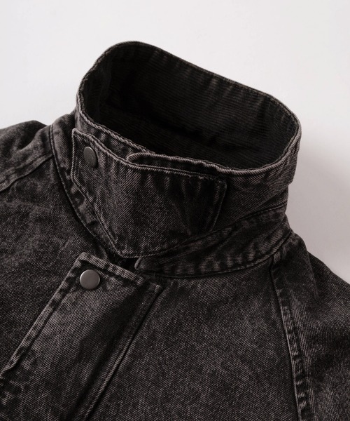 セール】【71】襟コーデュロイ デニム ハンティングジャケット