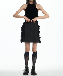 IENA LA BOUCLE | JUN MIKAMII/ジュンミカミ ラッフルスカート 25AW-6-J(スカート)