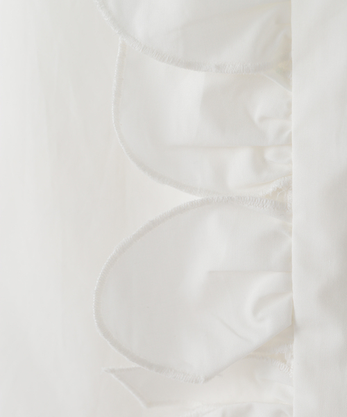 IENA LA BOUCLE（イエナラブークル）の「JUN MIKAMII/ジュンミカミ ラッフルスカート 25AW-6-J（スカート・レディース・ホワイト/ブラック・FREE）」の11枚目の写真