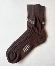 lit.Cy（リットシー）の「ベーシックカラー 刺繍ロゴ リブソックス（ソックス/靴下）」