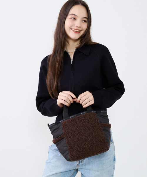 ＊レスポートサック　SHERPA SMALL OPEN TOTE＊ SHERPA SMALL OPEN TOTE ダークチョコレートシェルパ（トートバッグ