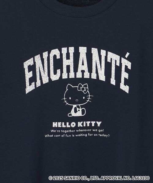 le.coeur blanc(ルクールブラン)の「【HELLO KITTY】カレッジロゴスウェット(スウェット・レディース・グレー/ネイビー・38)」の22枚目の写真