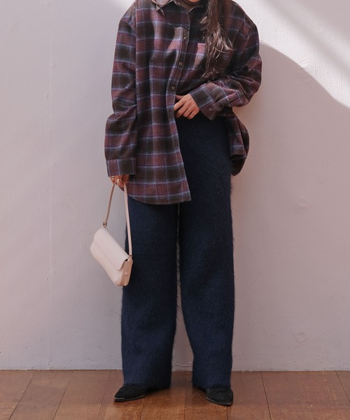 AKTE（アクテ）の「リラックスニットパンツ（その他パンツ・レディース・ネイビー系/カーキ系・2/1）」の10枚目の写真