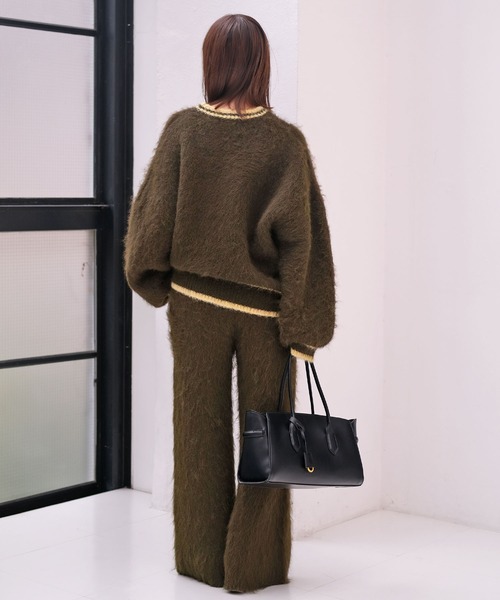 AKTE（アクテ）の「リラックスニットパンツ（その他パンツ・レディース・ネイビー系/カーキ系・2/1）」の13枚目の写真