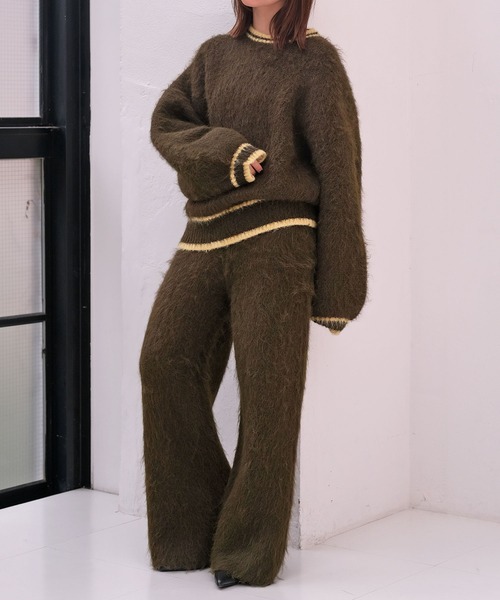 AKTE（アクテ）の「リラックスニットパンツ（その他パンツ・レディース・ネイビー系/カーキ系・2/1）」の18枚目の写真