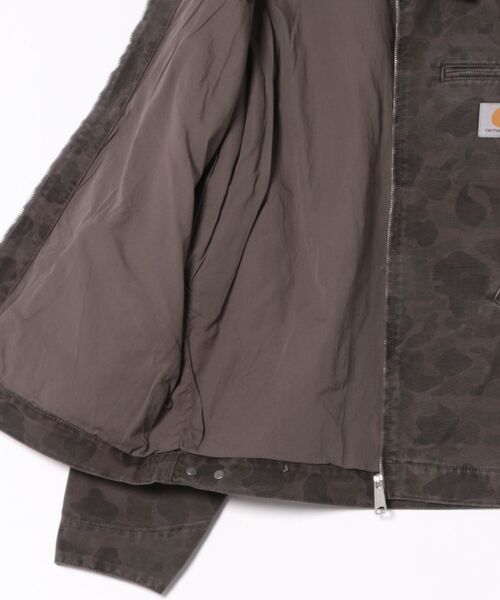 Carhartt WIP（カーハートダブリューアイピー）の「Carhartt WIP/カーハートダブリューアイピー ジャケット DUCK DETROIT JACKET I034281（その他アウター・メンズ・カモフラージュ/ブラウン系その他・XL/L/M/S）」の4枚目の写真
