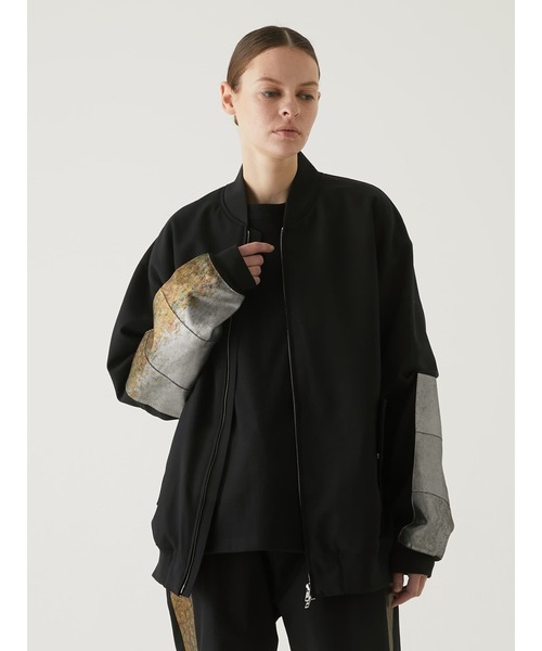 SH HA RI(シュハリ)の「【SH HA RI】SH HA RI MA-1 Bomber Jacket(MA-1・レディース・ブラック・FREE)」の4枚目の写真