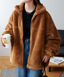 DISCOAT（ディスコート）の「【ユニセックス】フェイクファースタンドブルゾン（ブルゾン・メンズ）」