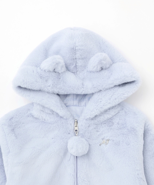 リバーシブル フェイクファーブルゾン（ブルゾン）｜mezzo piano