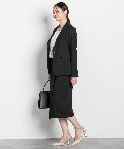 LAUTREAMONT(ロートレアモン)の「両面起毛ストレートスカート≪洗える/セットアップ対応≫(スカート・レディース・ベージュ/ブラック・9号)」の15枚目の写真