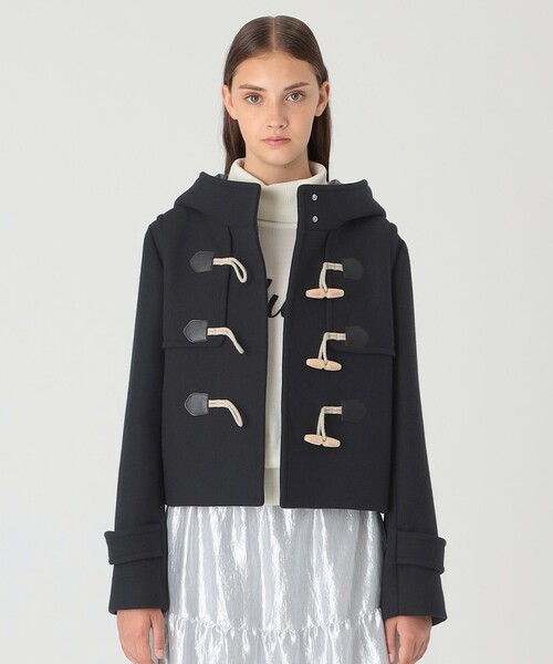 ツイルメルトンショートダッフルコート（ダッフルコート）｜BLUE LABEL