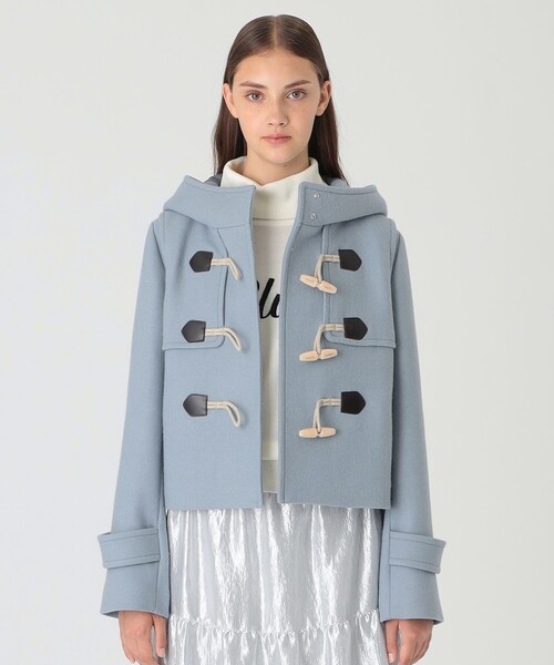ツイルメルトンショートダッフルコート（ダッフルコート）｜BLUE LABEL