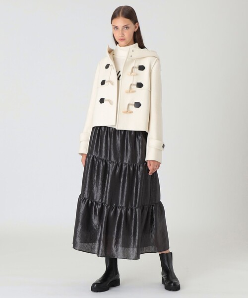 ツイルメルトンショートダッフルコート（ダッフルコート）｜BLUE LABEL