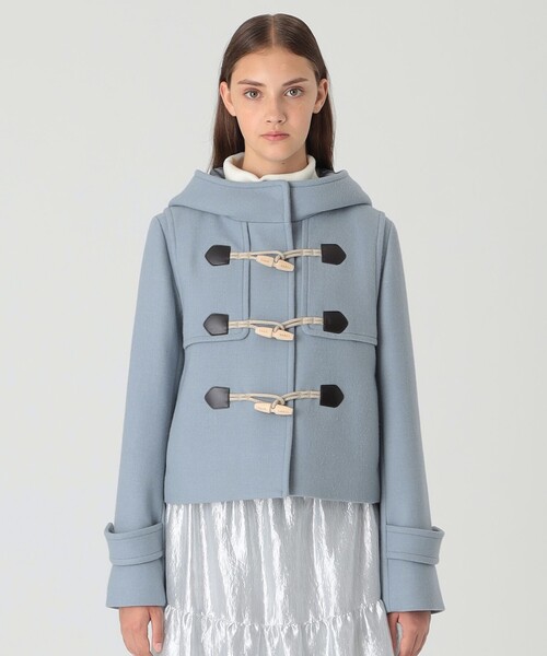 ツイルメルトンショートダッフルコート（ダッフルコート）｜BLUE LABEL