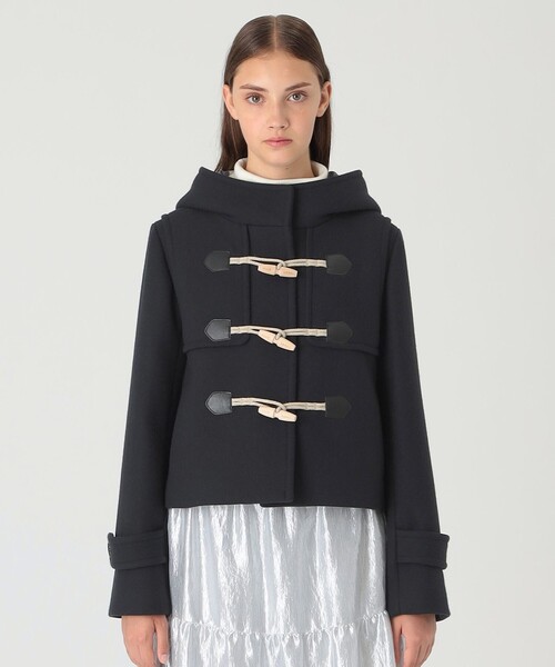 ツイルメルトンショートダッフルコート（ダッフルコート）｜BLUE LABEL