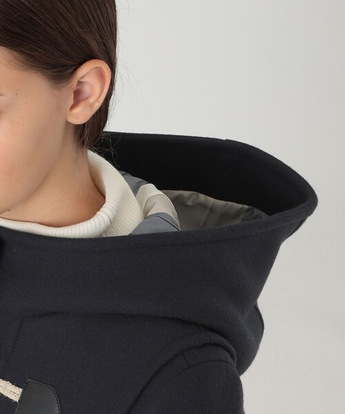 BLUE LABEL CRESTBRIDGE（ブルーレーベルクレストブリッジ）の「ツイルメルトンショートダッフルコート（ダッフルコート・レディース・オフホワイト/ブルー系その他2/ダークネイビー・38/36）」の22枚目の写真