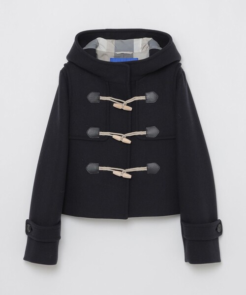 ツイルメルトンショートダッフルコート（ダッフルコート）｜BLUE LABEL