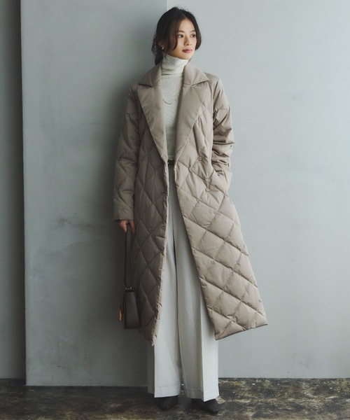 TAION×anuans】チェスターロングダウン（ダウンジャケット/コート