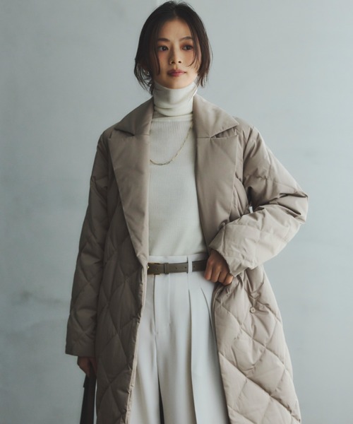 ［新品・タグ付き］TAION anuans コラボ　チェスターロングダウン TAION×anuans】チェスターロングダウン