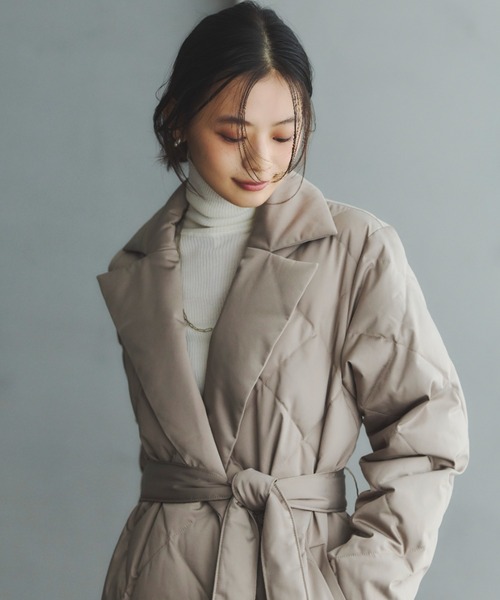 TAION×anuans】チェスターロングダウン