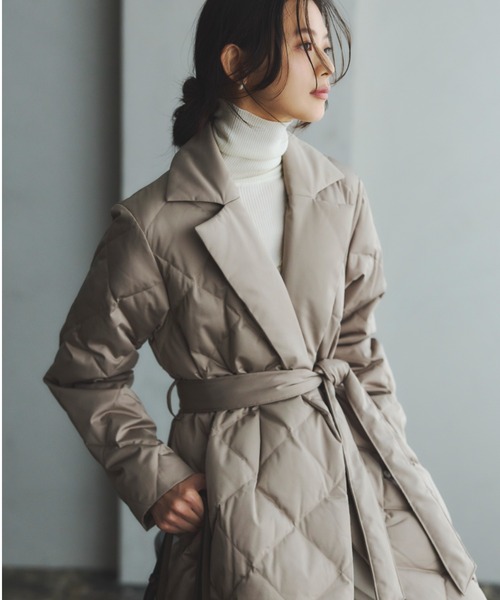 TAION×anuans】チェスターロングダウン（ダウンジャケット/コート