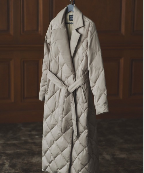 TAION×anuans】チェスターロングダウン（ダウンジャケット/コート