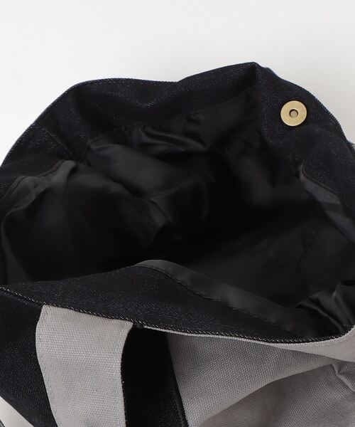 mis zapatos（ミス　サパト）の「MIS ZAPATOS TOTE リメイクデニムトートバッグ（トートバッグ・レディース・グレー・FREE）」の3枚目の写真