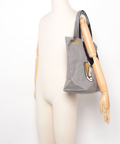 mis zapatos（ミス　サパト）の「MIS ZAPATOS TOTE リメイクデニムトートバッグ（トートバッグ・レディース・グレー・FREE）」の4枚目の写真