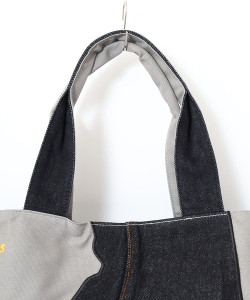 mis zapatos（ミス　サパト）の「MIS ZAPATOS TOTE リメイクデニムトートバッグ（トートバッグ・レディース・グレー・FREE）」の18枚目の写真