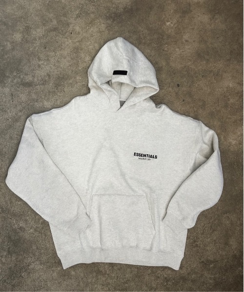 FOG ESSENTIALS（エフオージーエッセンシャルズ）の「FOG ESSENTIALS エッセンシャルズ FLOCKING PRINTED HOODIE プルオーバーパーカー / 192SU22（パーカー・メンズ・ブラック/グレー・SMALL/MEDIUM/LARGE/X-LARGE）」の6枚目の写真