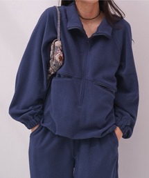 AKTE（アクテ）の「ボリュームフリースジップアッププルオーバー（その他トップス）」