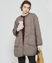 coca（coca）（コカ）の「【WEB限定セール】リバーシブルファーキルティングミドルコート（その他アウター）」