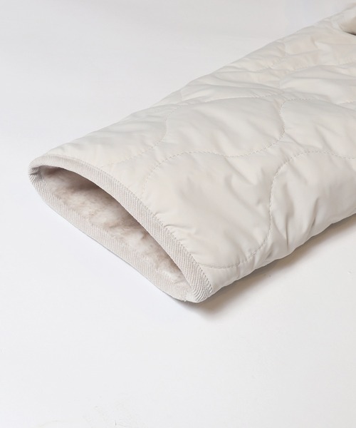 coca（coca）（コカ）の「リバーシブルファーキルティングミドルコート（その他アウター・レディース・ブラック/グレイッシュベージュ/ライトベージュ・L/M/S）」の22枚目の写真