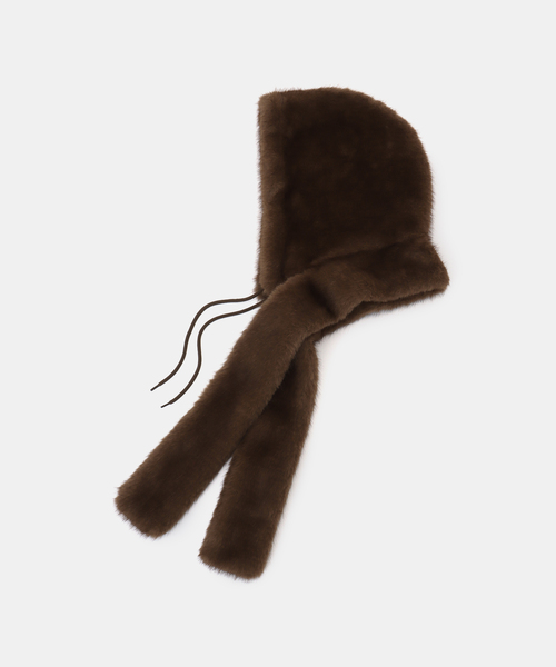 Geek Office / ギークオフィス】LCDC TM / FUR HOODED MUFFLER 【公式