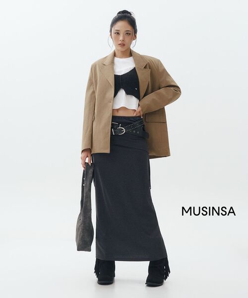 MUSINSA STANDARD WOMAN（ムシンサスタンダードウーマン）の「ウィメンズクルーネッククロップTシャツ[ホワイト]（Tシャツ/カットソー・レディース・その他・SMALL/MEDIUM/LARGE/X-LARGE/X-SMALL）」の9枚目の写真
