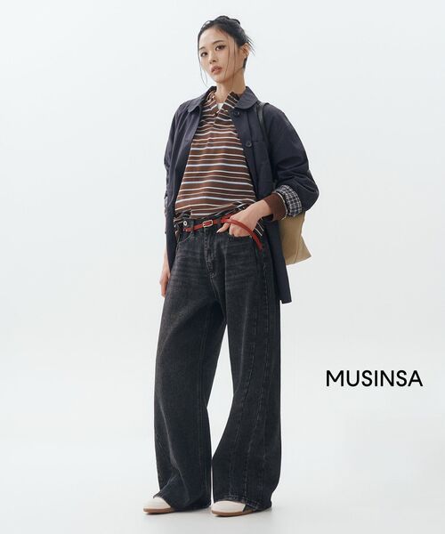 MUSINSA STANDARD WOMAN（ムシンサスタンダードウーマン）の「ウィメンズクルーネッククロップTシャツ[ホワイト]（Tシャツ/カットソー・レディース・その他・SMALL/MEDIUM/LARGE/X-LARGE/X-SMALL）」の10枚目の写真
