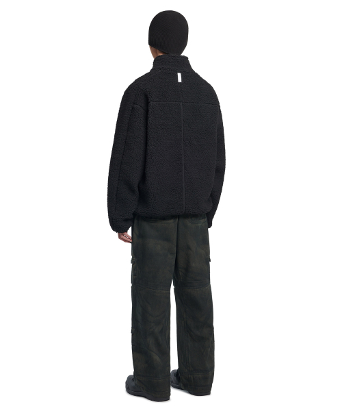 NOMANUAL(NOMANUAL)の「TRACE SHERPA FLEECE JACKET - BLACK(その他アウター・レディース・その他・LARGE/SMALL/MEDIUM)」の4枚目の写真