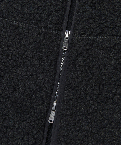 NOMANUAL(NOMANUAL)の「TRACE SHERPA FLEECE JACKET - BLACK(その他アウター・レディース・その他・LARGE/SMALL/MEDIUM)」の6枚目の写真