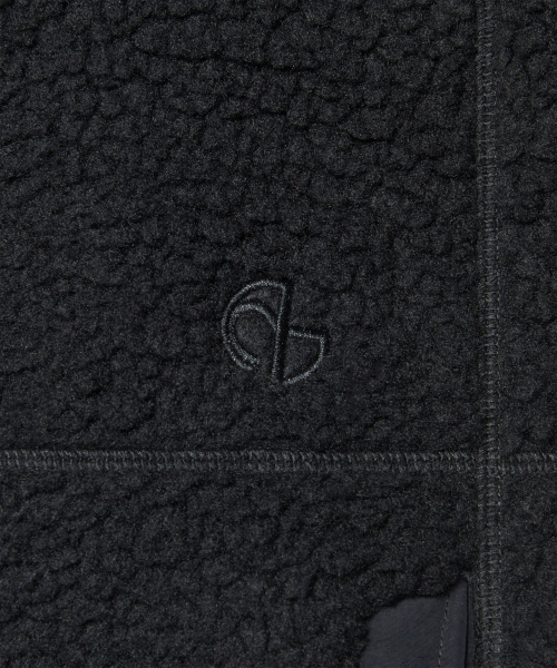 NOMANUAL(NOMANUAL)の「TRACE SHERPA FLEECE JACKET - BLACK(その他アウター・レディース・その他・LARGE/SMALL/MEDIUM)」の7枚目の写真