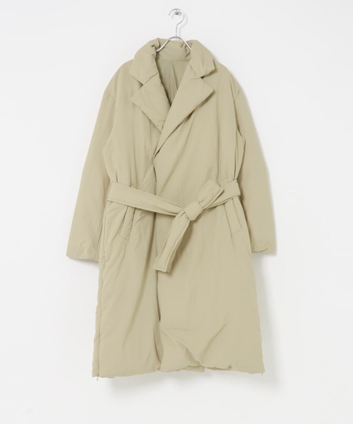 KWD(ケーダブルディー)の「KWD DOWN COAT(ダウンジャケット/コート・レディース・ベージュ/ブラック・FREE)」の1枚目の写真