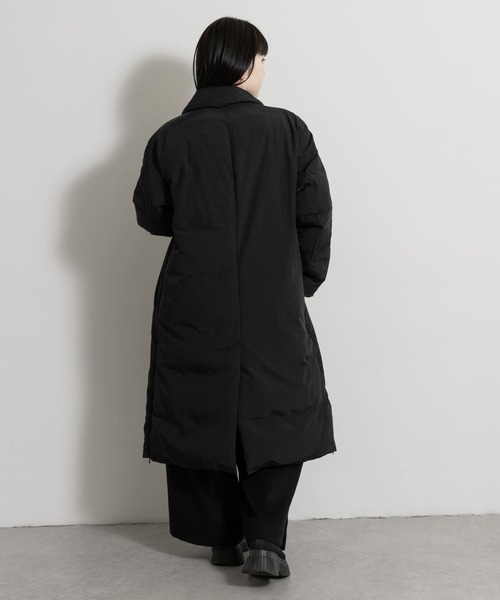 KWD(ケーダブルディー)の「KWD DOWN COAT(ダウンジャケット/コート・レディース・ベージュ/ブラック・FREE)」の12枚目の写真