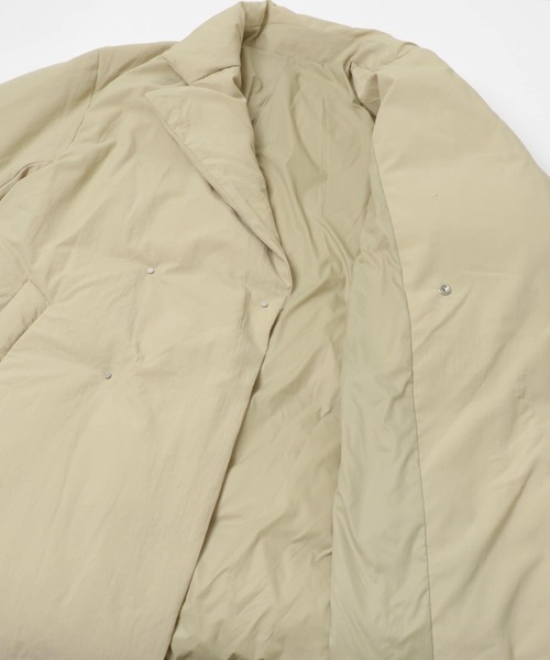 KWD(ケーダブルディー)の「KWD DOWN COAT(ダウンジャケット/コート・レディース・ベージュ/ブラック・FREE)」の6枚目の写真