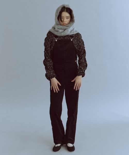 EN NEUME(エンノイム)の「Slim Fit Over-All(サロペット/オーバーオール・レディース・ブラック/アイボリー/ブルー・0/1)」の8枚目の写真
