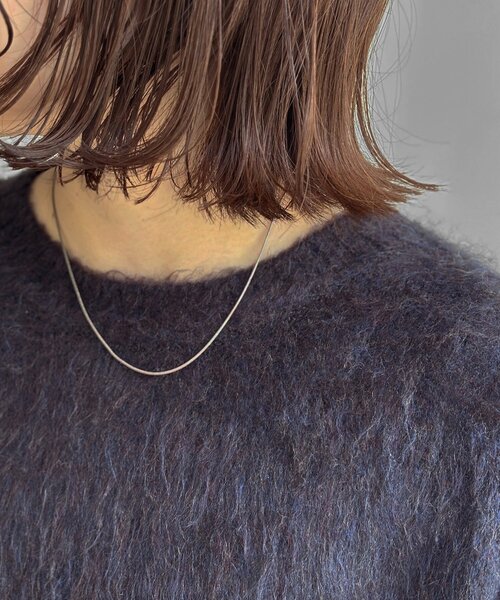 CPCM（シーピーシーエム）の「MIX糸モヘアライクニット（ニット/セーター・レディース・アイボリー/カーキ/ダークブルー/ネイビー/ピンク/ブラウン・FREE）」の20枚目の写真