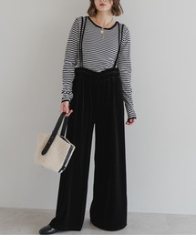Bonjour Sagan（ボンジュールサガン）の「ベロアサス付きパンツ（その他パンツ）」