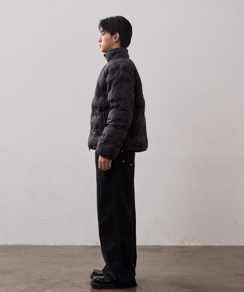 THE CLE(ザクレ)の「CLOUD DOWN JACKET / クラウドダウンジャケット【ダウン】【防寒】 ダウンジャケット アウター メンズ(ダウンジャケット/コート・メンズ・ブラック・1/2)」の3枚目の写真