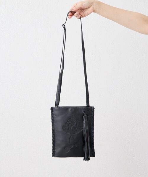 セール】sampo×earホースタッセルショルダーバッグ《本革/軽量150g