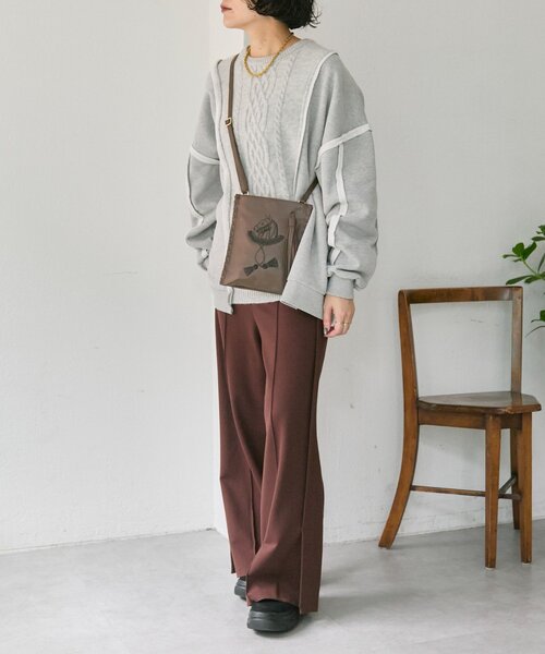 ear PAPILLONNER(イアパピヨネ)の「sampo×earホースタッセルショルダーバッグ《本革/軽量150g》(ショルダーバッグ・レディース・ブラック/ブラウン・FREE)」の21枚目の写真